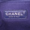 Chanel  Timeless Classic handbag  in blue and black suede - Detail D4 thumbnail