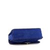 Bolso de mano Chanel Timeless en ante azul y negro - Detail D5 thumbnail