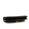 Bolso de mano Hermès Cocarde en cuero azul marino - Detail D5 thumbnail