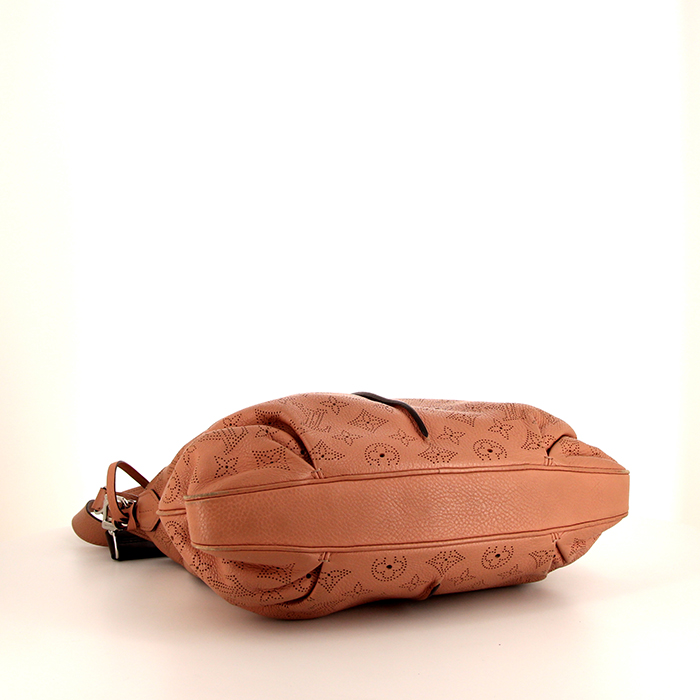 Borsa Louis Vuitton Selene in pelle Mahina rosa - Detail D5