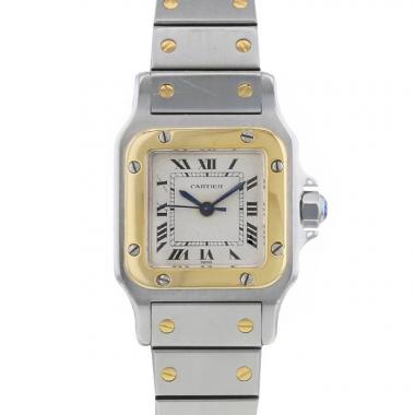 Cartier Santos watch in gold and stainless steel Ref:  0902 Circa  1990