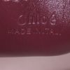 Sac bandoulière Chloé Tess grand modèle en cuir bordeaux - Detail D5 thumbnail