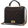 Chanel  Rita handbag  in blue quilted leather - 00pp thumbnail