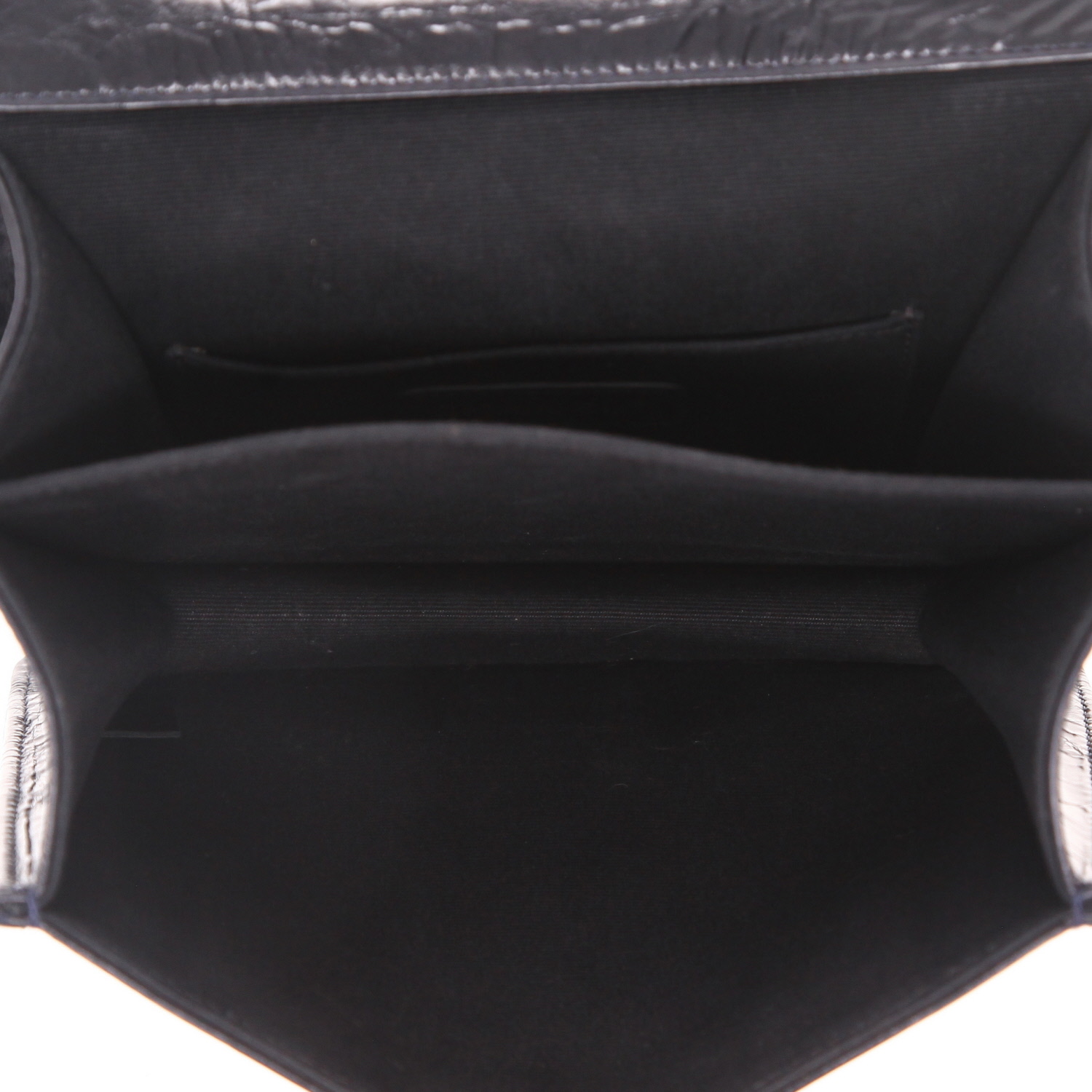 Bolso de mano Chanel  Rita en cuero acolchado azul - Detail D3