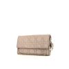 Dior Rendez-vous handbag/clutch in grey leather cannage - 00pp thumbnail
