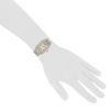 Cartier Santos watch in gold and stainless steel Ref:  2961 - Detail D1 thumbnail