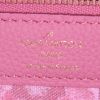 Shopping bag Louis Vuitton Neverfull modello grande in tela monogram marrone e pelle rosa - Detail D3 thumbnail