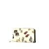 Portafogli Louis Vuitton Zippy in pelle verniciata bianca con motivo - 00pp thumbnail