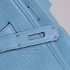 Borsa Hermes Birkin 35 cm in pelle togo Blu cielo - Detail D4 thumbnail