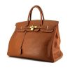 Hermes Birkin 40 cm handbag in gold Courchevel leather - 00pp thumbnail