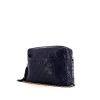Chanel Camera handbag in navy blue quilted leather - 00pp thumbnail