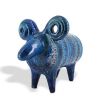 Aldo Londi, Sculpture « Bélier » de la série « Rimini Blu », en céramique émaillée, éditions Bitossi, des années 1960 - 00pp thumbnail
