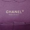 Chanel Timeless handbag in purple quilted leather - Detail D4 thumbnail