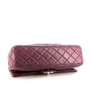 Chanel Timeless handbag in purple quilted leather - Detail D5 thumbnail