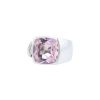 Chaumet Lien large model ring in white gold,  diamonds and morganite - 00pp thumbnail