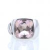 Chaumet Lien large model ring in white gold,  diamonds and morganite - 360 thumbnail