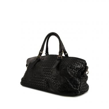 Bolso Cabás Bottega Veneta Fourre-tout en cuero intrecciato negro
