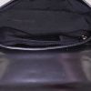 Salvatore Ferragamo small model handbag in black patent leather - Detail D2 thumbnail