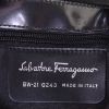 Salvatore Ferragamo small model handbag in black patent leather - Detail D3 thumbnail
