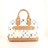 Louis Vuitton Alma handbag in white multicolor monogram canvas and natural leather - 360 thumbnail