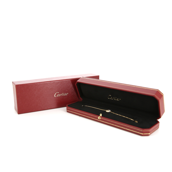 Cartier Amulette bracelet in yellow gold,  mother of pearl and diamond