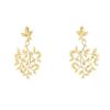 Paire de pendants d'oreilles Tiffany & Co Olive Leaf en or jaune - 00pp thumbnail