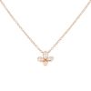 Tiffany & Co Fleur de Lis necklace in pink gold and diamonds - 00pp thumbnail