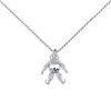 Chopard Happy Diamonds Clown medium model necklace in white gold,  diamonds and precious stones - 00pp thumbnail