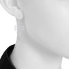 Paire de pendants d'oreilles Messika Promess en or blanc et diamants - Detail D1 thumbnail