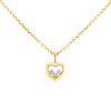 Collar Chopard Happy Diamonds Icon en oro amarillo y diamantes - 00pp thumbnail