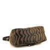 Fendi Mamma Baguette handbag in canvas and brown leather - Detail D4 thumbnail
