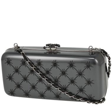 Bolso bandolera Chanel  Editions Limitées en resina gris