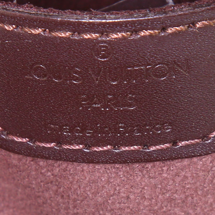 Mochila Louis Vuitton en cuero Epi marrón - Detail D3