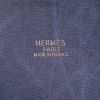 Hermes Bolide large model handbag in indigo blue Courchevel leather - Detail D4 thumbnail