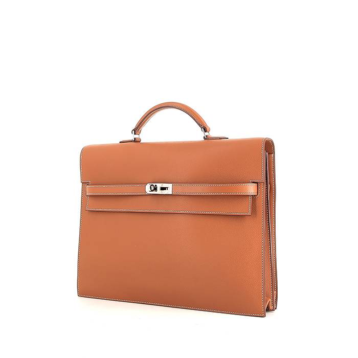 Gold Epsom Kelly Depeches 36 Briefcase, 2016