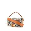 Fendi Baguette handbag in multicolor canvas and brown leather - 00pp thumbnail