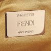 Bolso de mano Fendi Baguette en lona multicolor y cuero marrón - Detail D4 thumbnail