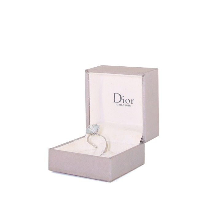 Dior Oui ring in white gold and diamonds - Detail D2