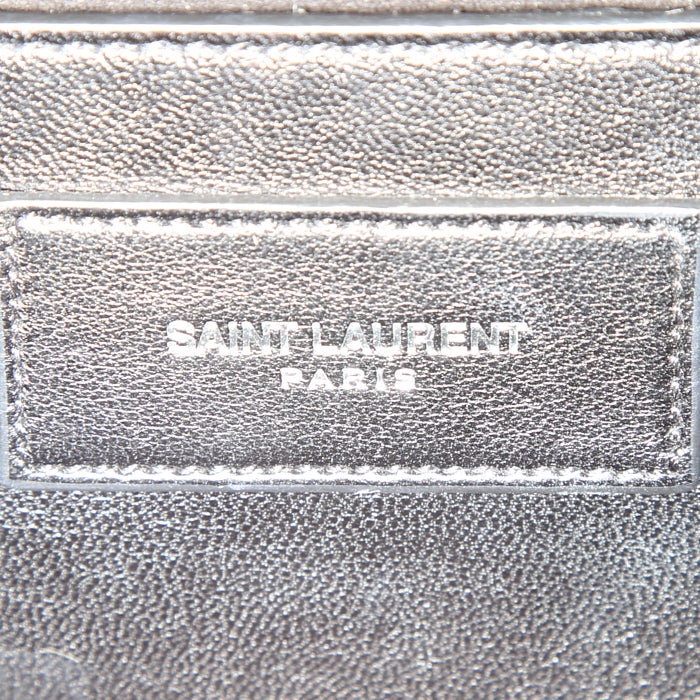 Bolsito de mano Saint Laurent  Kate en cuero negro - Detail D3
