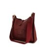 Hermes Evelyne small model shoulder bag in red H togo leather - 00pp thumbnail