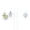 The Radiant Firebird Messika Earrings in white gold, yellow gold, diamonds and 3.20 carat Fancy Yellow diamond - 360 thumbnail