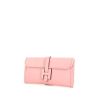 Hermes Jige pouch in pink Swift leather - 00pp thumbnail