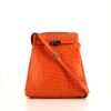 Hermès Kelly Sport handbag in orange ostrich leather - 360 thumbnail