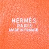 Bolso de mano Hermès Kelly Sport en avestruz naranja - Detail D3 thumbnail