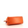 Hermès Kelly Sport handbag in orange ostrich leather - Detail D4 thumbnail
