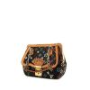 Bolso de mano Louis Vuitton Editions Limitées en lona Monogram multicolor negra y cuero natural - 00pp thumbnail
