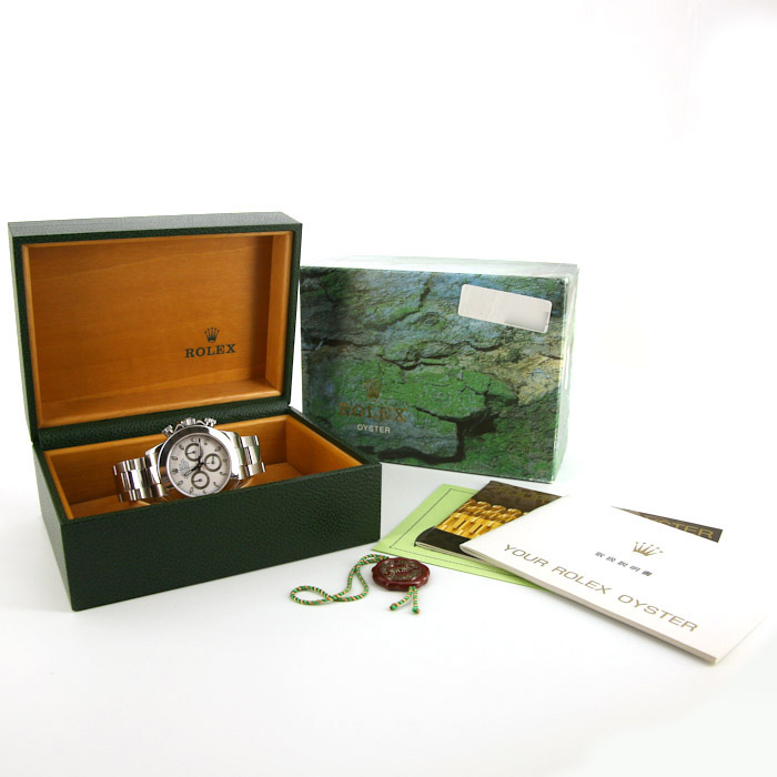 Rolex Daytona Automatique watch in stainless steel Ref:  116520 Circa  2005 - Detail D2