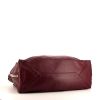 Balenciaga Papier A5 shopping bag in red leather - Detail D4 thumbnail