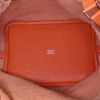 Bolso de mano Hermes Picotin modelo pequeño en cuero togo naranja - Detail D2 thumbnail