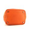 Bolso de mano Hermes Picotin modelo pequeño en cuero togo naranja - Detail D4 thumbnail